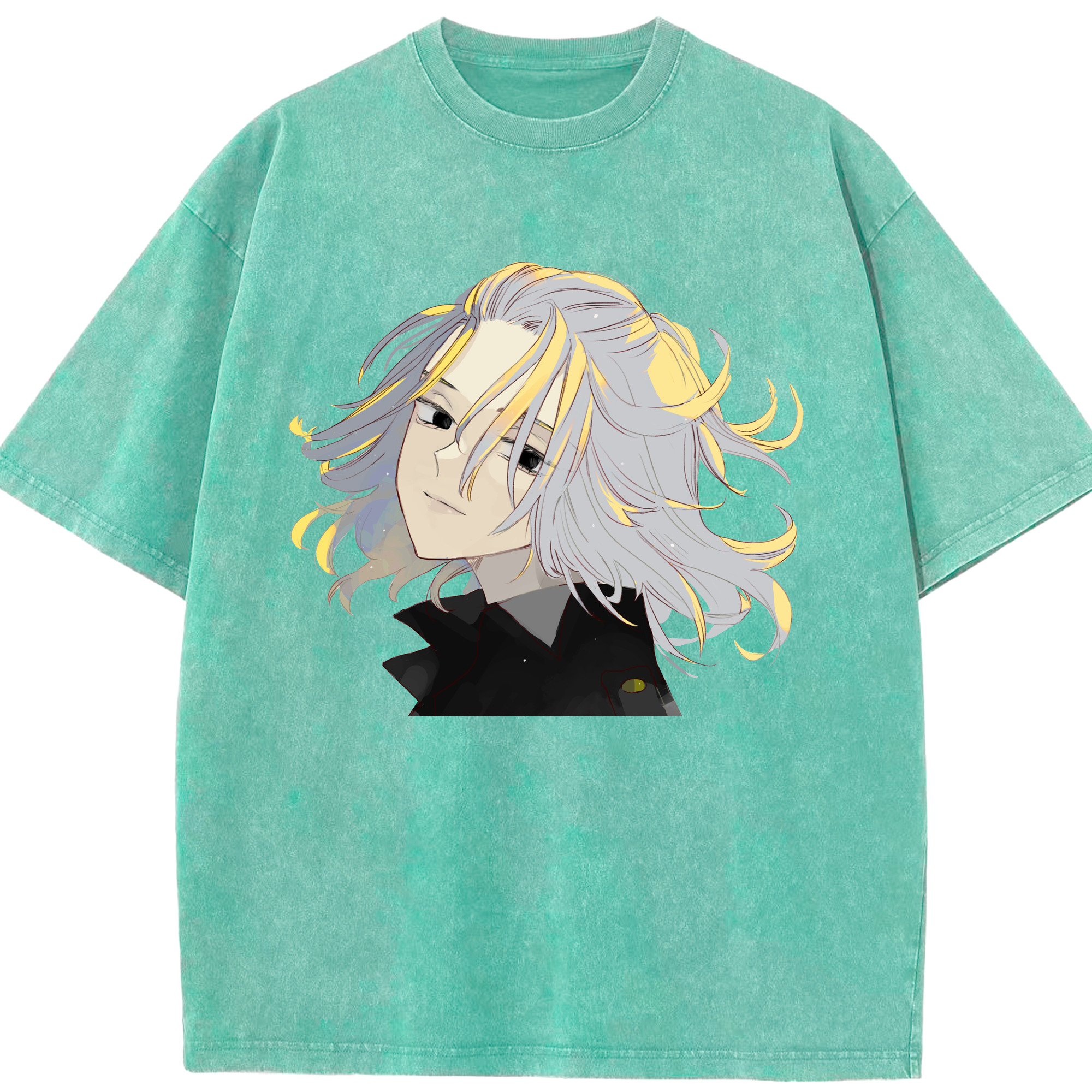 （画像用） 東京リベンジャーズ Tokyo Revengers 綿100% ヴィンテージ風 半袖Tシャツ（フロントプリント）